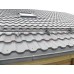 Металлочерепица модульная квинта Uno c 3D резом 0,5 Satin RAL 7004 сигнальный серый
