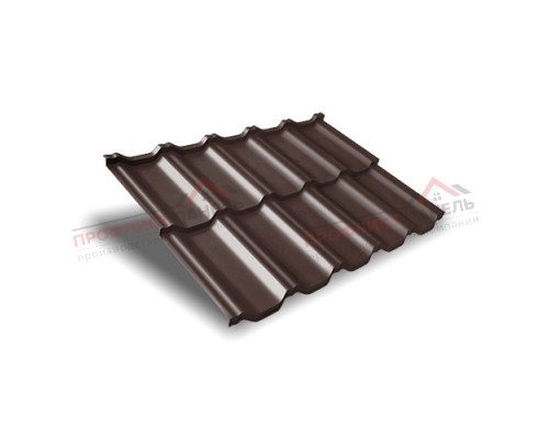 Металлочерепица модульная квинта Uno c 3D резом 0,5 Satin RAL 8017 шоколад Металлочерепица модульная квинта Uno c 3D резом 0,5 Satin RAL 8017 шоколад