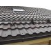 Металлочерепица модульная квинта Uno c 3D резом 0,45 Drap RR 32 темно-коричневый