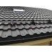 Металлочерепица модульная квинта Uno c 3D резом 0,5 Velur RAL 9005 черный