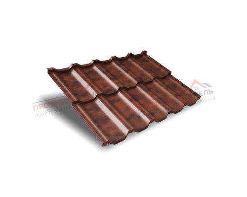 Металлочерепица модульная квинта Uno c 3D резом 0,45 Safari Twincolor Brown Металлочерепица модульная квинта Uno c 3D резом 0,45 Safari Twincolor Brown