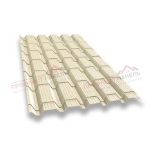 Металлочерепица квадро профи 0,45 PE RAL 1015 светлая слоновая кость