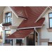 Металлочерепица квадро профи 0,45 PE RAL 3009 оксидно-красный