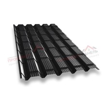Металлочерепица монкатта 0,5 Velur RAL 9005 черный