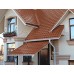 Металлочерепица квадро профи 0,5 Satin RAL 8004 терракота