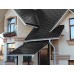Металлочерепица квадро профи 0,45 Drap RAL 9005 черный