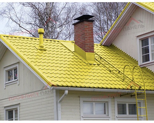 Металлочерепица Макси-0.5, Norman RAL1018