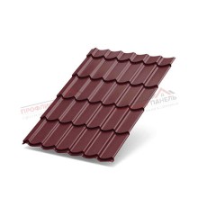 Металлочерепица Ламонтерра XL-0.4, Полиэстер RAL3005