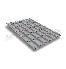 Металлочерепица модерн 0,45 PE RAL 7004 сигнальный серый