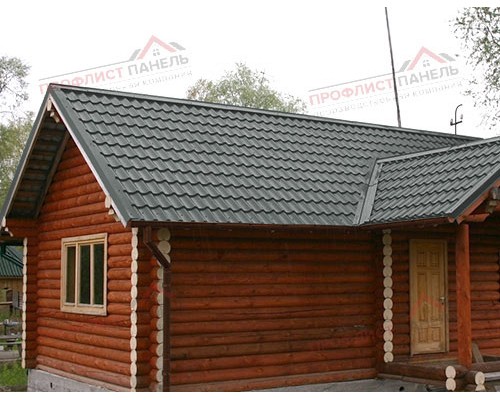 Металлочерепица модерн 0,45 PE RAL 7005 мышино-серый