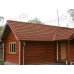 Металлочерепица модерн 0,45 PE RAL 8004 терракота
