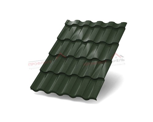 Металлочерепица Монтекристо-XL-0.5 Viking E RAL6007