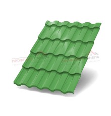 Металлочерепица Монтекристо-ML Norman-0.5 RAL6018