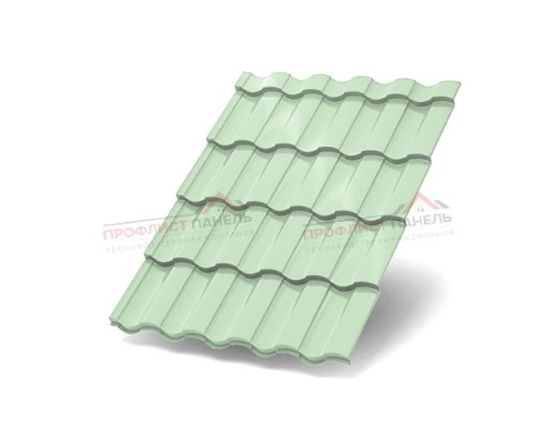 Металлочерепица Монтекристо-M Norman-0.5 RAL6019