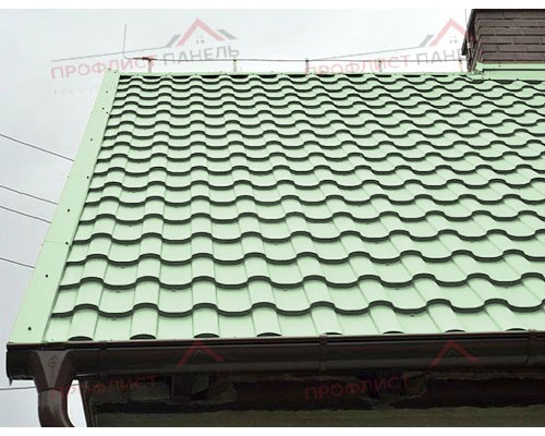 Металлочерепица Монтекристо-M Norman-0.5 RAL6019