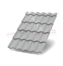Металлочерепица Монтекристо-ML Norman-0.5 RAL9006