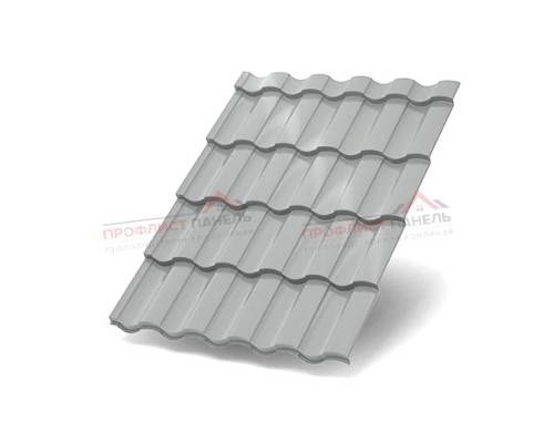Металлочерепица Монтекристо-SL Norman-0.5 RAL9006