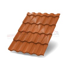 Металлочерепица Монтекристо-S-0.5 AGNETA-20 Copper/Copper