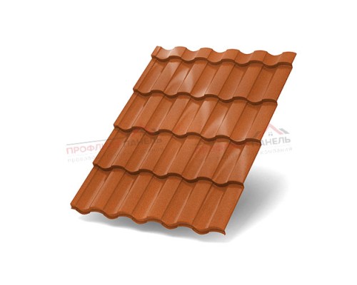 Металлочерепица Монтекристо-XL-0.5 AGNETA-20 Copper/Copper
