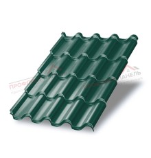 Металлочерепица Монтерроса-M-0.5 PURMAN RAL6005
