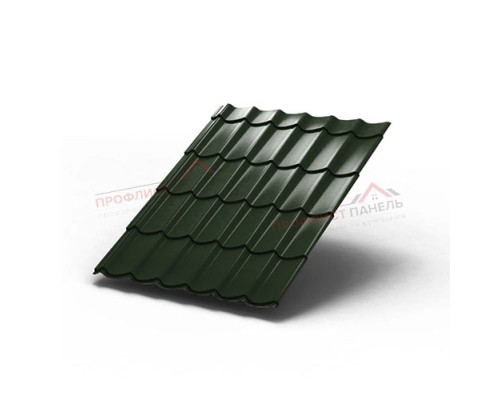 Металлочерепица Ламонтерра-0.5 Viking E RAL6007