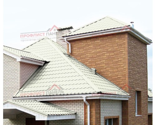 Металлочерепица Ламонтерра-0.5 Призма RAL9010