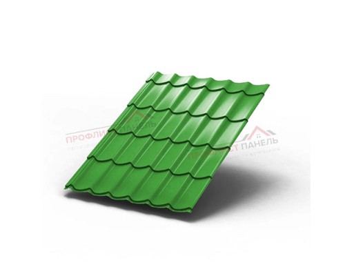 Металлочерепица Ламонтерра-0.5 Norman RAL6018