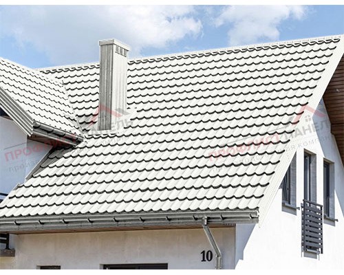 Металлочерепица Супермонтеррей-0.5 PURMAN RAL9010