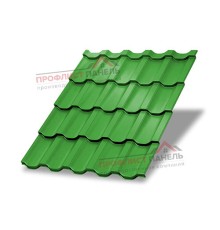 Металлочерепица Трамонтана-XL Norman-0.5 RAL6018