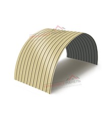 Профнастил МП10ПГ-0.7, Ширина-1100, Полиэстер RAL1014