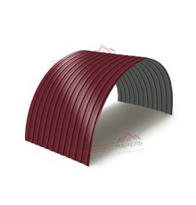 Профнастил МП10ПГ-0.7, Ширина-1100, Полиэстер RAL3005