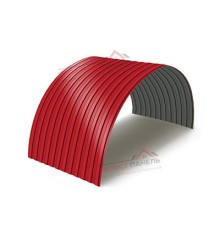 Профнастил МП10ПГ-0.7, Ширина-1100, Полиэстер RAL3020