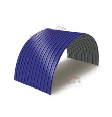 Профнастил МП10ПГ-0.5, Ширина-1100, Полиэстер RAL5002