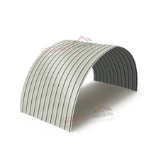 Профнастил МП10ПГ-0.7, Ширина-1100, Полиэстер RAL9002