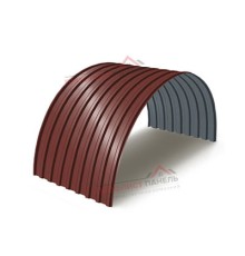 Профнастил МП20ПГ-0.5, Ширина-1100, Полиэстер RAL3009