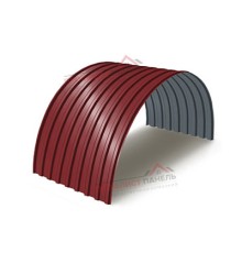 Профнастил МП20ПГ-0.5, Ширина-1100, Полиэстер RAL3011