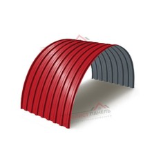 Профнастил МП20ПГ-0.5, Ширина-1100, Полиэстер RAL3020