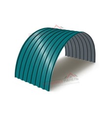 Профнастил МП20ПГ-0.5, Ширина-1100, Полиэстер RAL5021