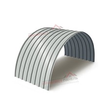 Профнастил МП20ПГ-0.5, Ширина-1100, Полиэстер RAL7035