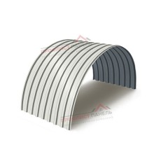 Профнастил МП20ПГ-0.5, Ширина-1100, Полиэстер RAL9003