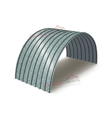 Профнастил МП20ПГ-0.5, Ширина-1100, Оцинкованный