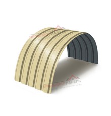 Профнастил МП35ПГ-0.45, Ширина-1035, Полиэстер RAL1014