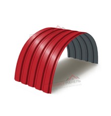 Профнастил МП35ПГ-0.45, Ширина-1035, Полиэстер RAL3020