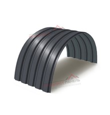 Профнастил МП35ПГ-0.45, Ширина-1035, Полиэстер RAL7024