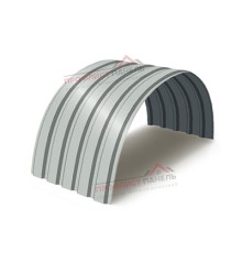 Профнастил МП35ПГ-0.5, Ширина-1035, Полиэстер RAL7035