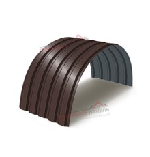 Профнастил МП35ПГ-0.45, Ширина-1035, Полиэстер RAL8017