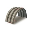 Профнастил H112ПГ-1.0, для бескаркасных ангаров, Полиэстер RAL 3011