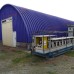 Профнастил H112ПГ-0.85, для бескаркасных ангаров, Полиэстер RAL 5002