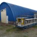 Профнастил H112ПГ-0.75, для бескаркасных ангаров, Полиэстер RAL 5005