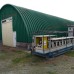 Профнастил H112ПГ-1.0, для бескаркасных ангаров, Полиэстер RAL 6005